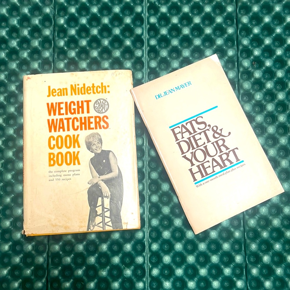 1966 Weight Watchers cook books and heart healthy recipes